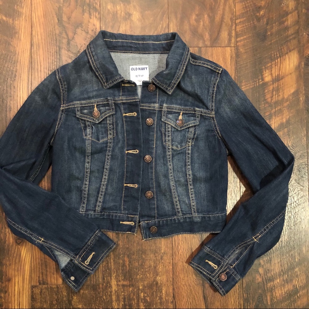 Jean Jacket - Denim cropped -Old Navy